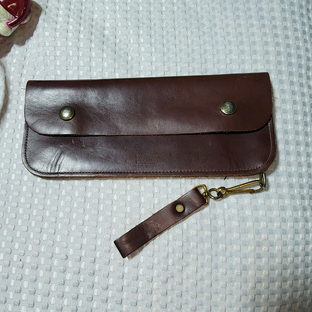 RISTO VINTAGE GENUINE LEATHER BIKERS MOTORCYCLE WALLET